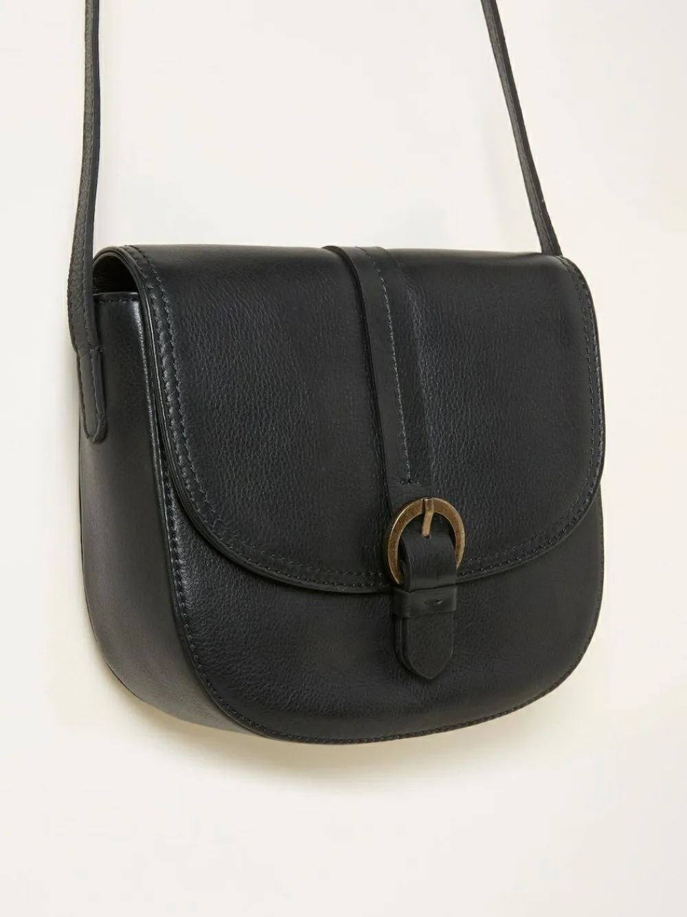 Online Fat Face FatFace Black Sofia Saddle Crossbody Bag