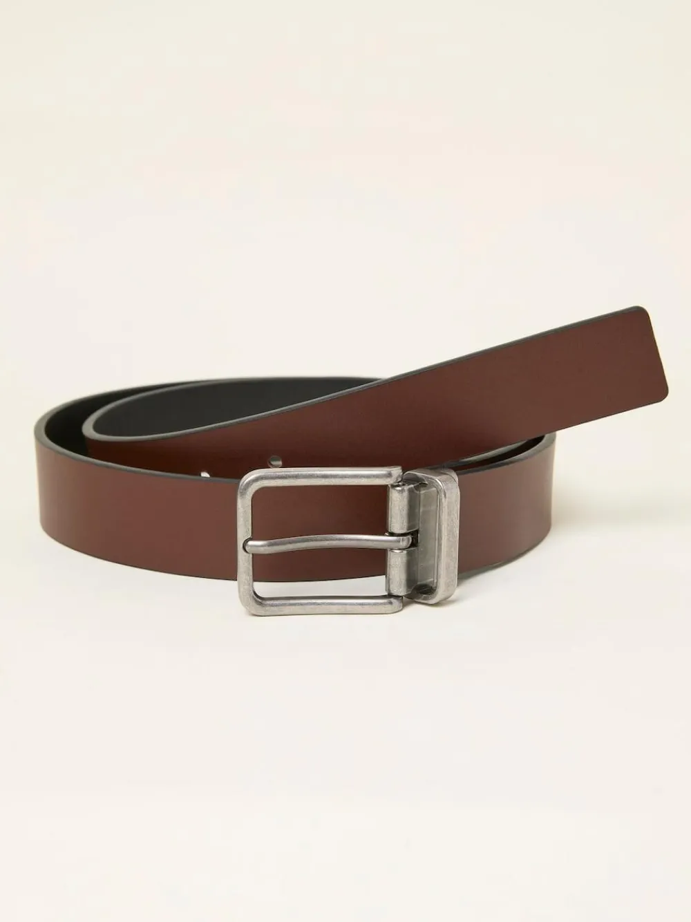 Fat Face FatFace Black/Brown Reversible Leather Belt^ Belts & Braces