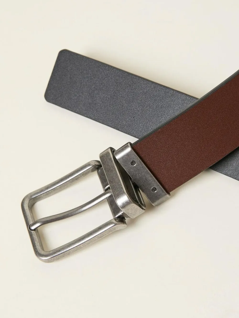 Fat Face FatFace Black/Brown Reversible Leather Belt^ Belts & Braces