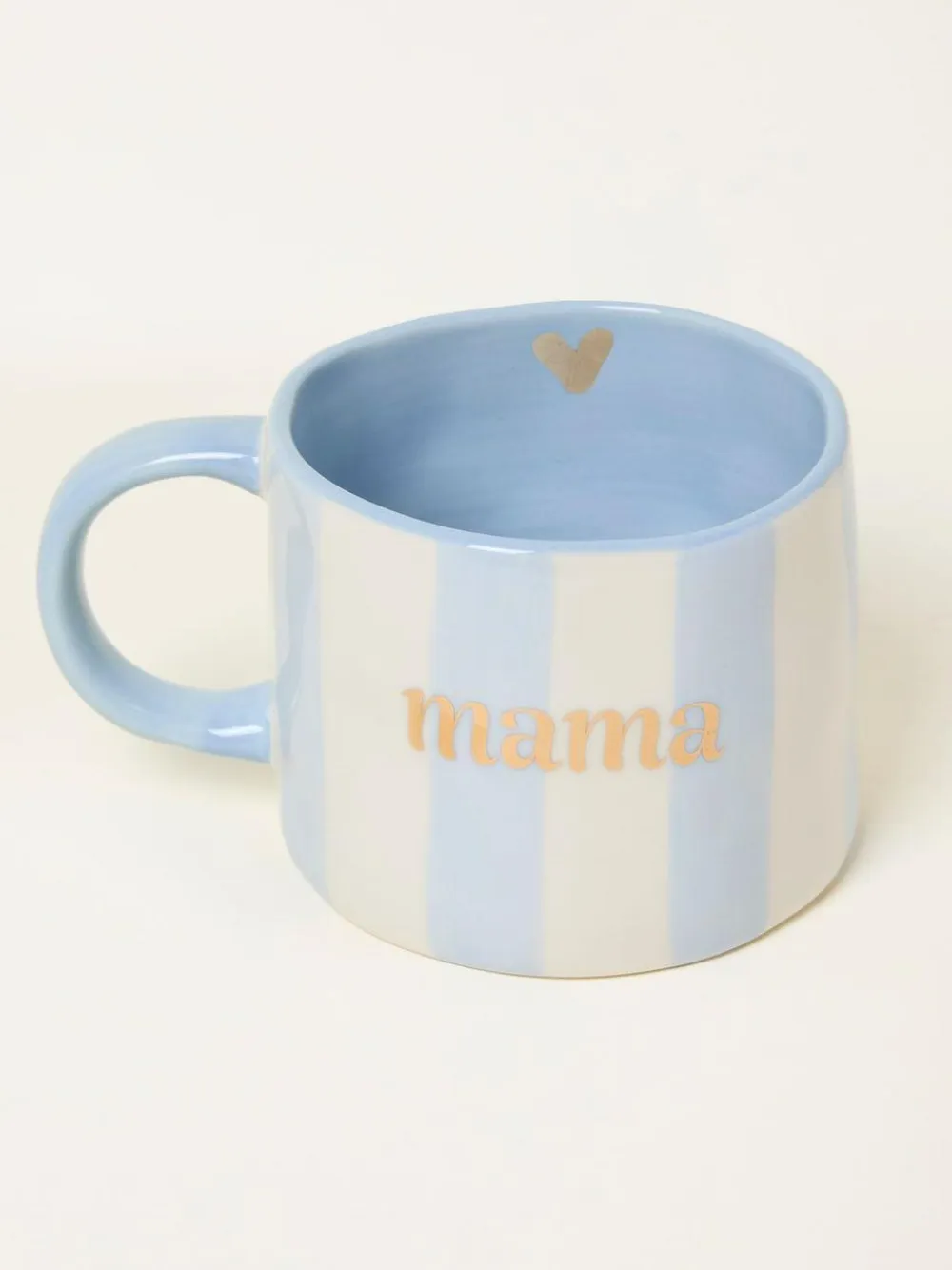Fat Face FatFace Blue Mama Stripe Mug^ Mugs & Cups|Branded Kitchenware