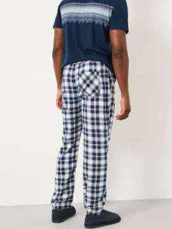 Fat Face FatFace Boray Light Blue Check Pyjama Bottoms^ Pyjamas