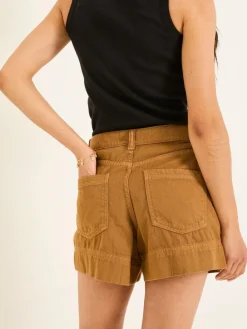 Fat Face FatFace Broadway Golden Tan Woven Shorts^Women Shorts