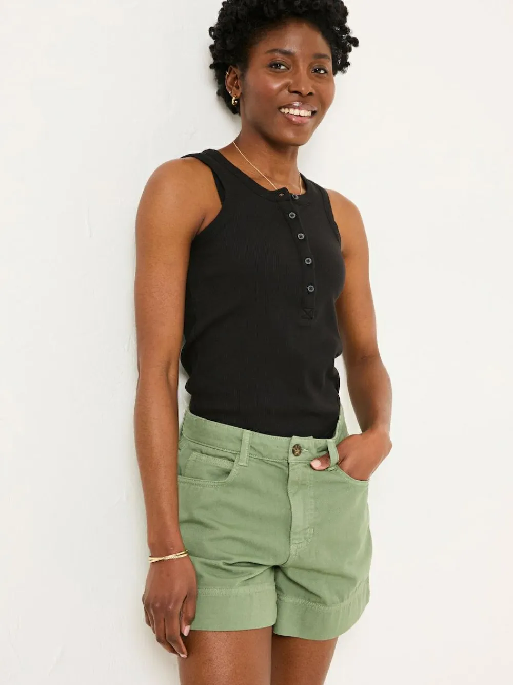 Fat Face FatFace Broadway Mint Green Woven Shorts^Women Shorts