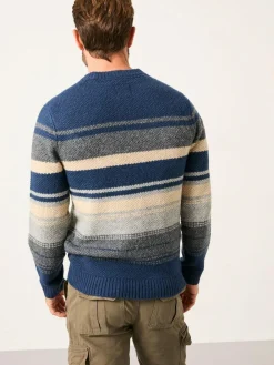 Fat Face FatFace Calder Stripe Crew Neck Knitted Jumper^ Knitwear|Knitwear