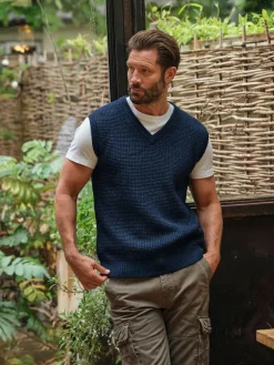 Fat Face FatFace Calder V-Neck Knitted Tank^ Knitwear|Knitwear