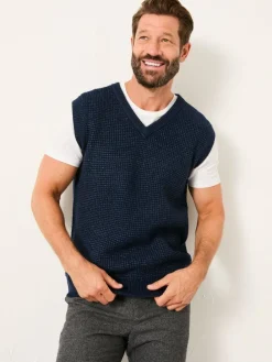 Fat Face FatFace Calder V-Neck Knitted Tank^ Knitwear|Knitwear