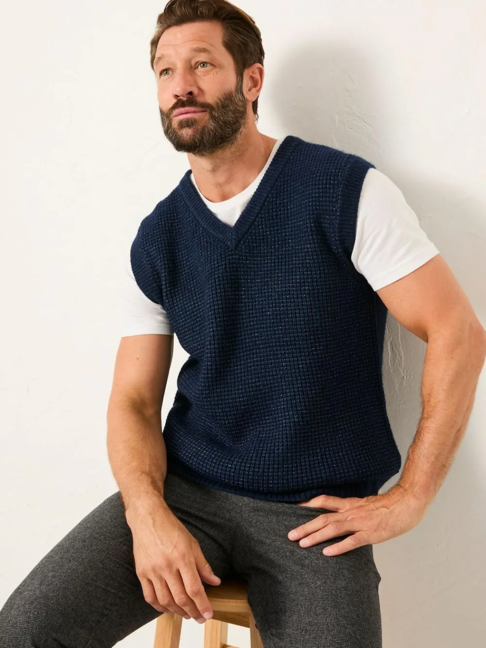 Fat Face FatFace Calder V-Neck Knitted Tank^ Knitwear|Knitwear