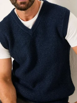 Fat Face FatFace Calder V-Neck Knitted Tank^ Knitwear|Knitwear