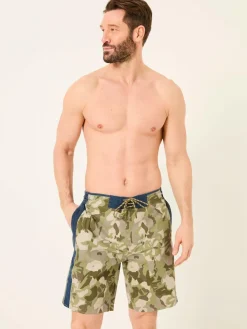 Fat Face FatFace Camber Green Camo Swim Shorts^ Swimwear