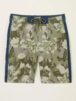 Fat Face FatFace Camber Green Camo Swim Shorts^ Swimwear