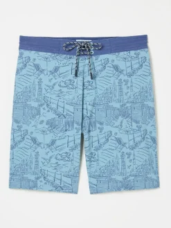 Fat Face FatFace Camber Pale Blue Swim Shorts^ Swimwear