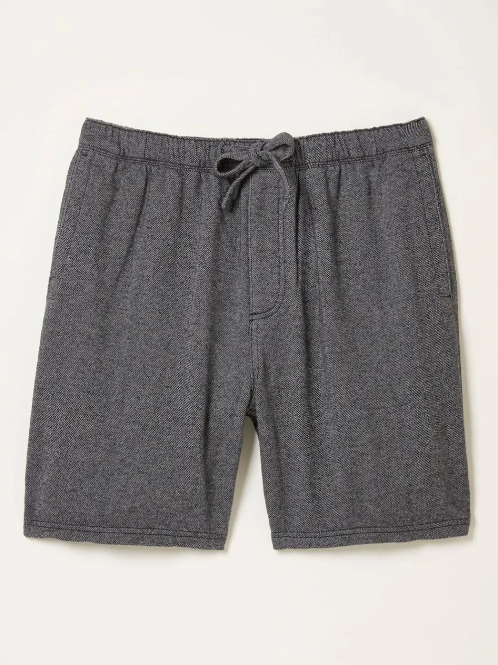 Fat Face FatFace Charcoal Grey Brushed Twill Pyjama Shorts