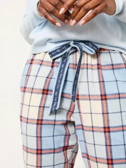 Fat Face FatFace Cora Blue Check Pyjama Bottom^Women Pyjamas|All Night & Lounge