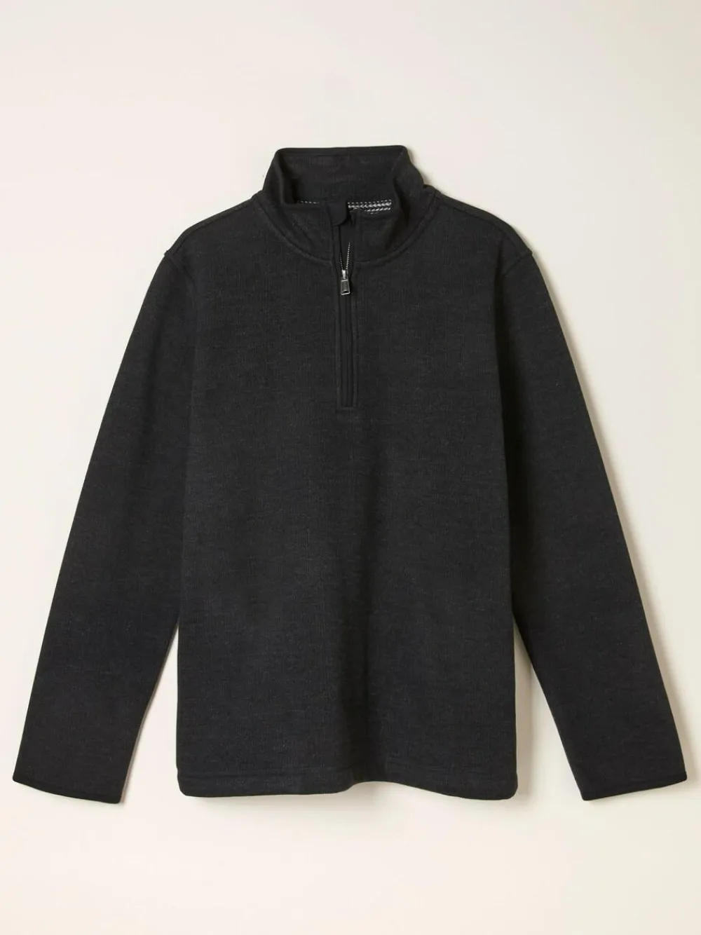 Sale Fat Face FatFace Dalton Black Fleece Sweat
