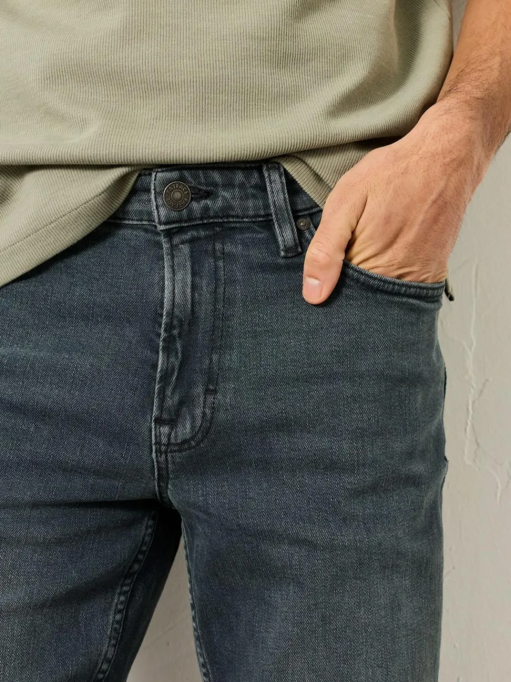 Sale Fat Face FatFace Dark Teal Slim Fit Jeans