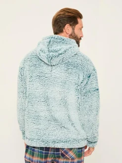 Hot Fat Face FatFace Sofa Snuggle Hoodie Dark Teal