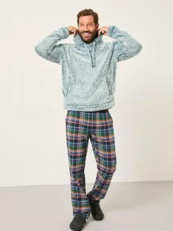 Hot Fat Face FatFace Sofa Snuggle Hoodie Dark Teal