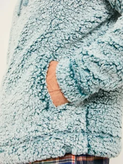 Hot Fat Face FatFace Sofa Snuggle Hoodie Dark Teal