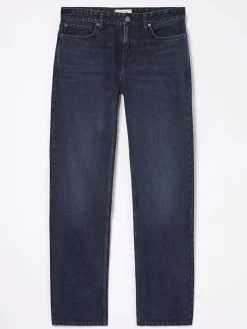 Discount Fat Face FatFace Straight Fit Straight Fit Jeans Denim Dark Blue