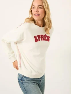 Fat Face FatFace Emily Ivory Apres Graphic Crew Sweatshirt^Women Loungewear