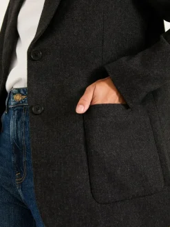 Fat Face FatFace Etta Charcoal Grey Blazer^Women Blazers