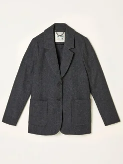 Fat Face FatFace Etta Charcoal Grey Blazer^Women Blazers