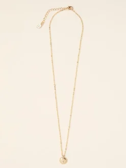 Fat Face FatFace Gold Tone Alphabet Necklace^Women Jewellery