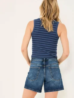 Fat Face FatFace Harlyn Harlyn Denim Shorts Dark Vintage Blue