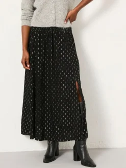 Fat Face FatFace Harper Black Midi Skirt^Women Skirts