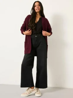 Fat Face FatFace Harriet Longline Knitted Cardigan^Women Loungewear