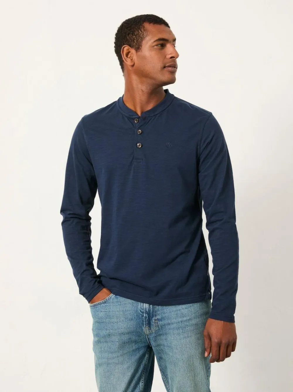 Fat Face FatFace Henley Long Sleeve Woodside Slub^ Loungewear