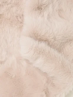 Sale Fat Face FatFace Faux Fur Scarf Ivory