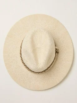 Fat Face FatFace Ivory Sparkle Fedora Hat^Women Hats