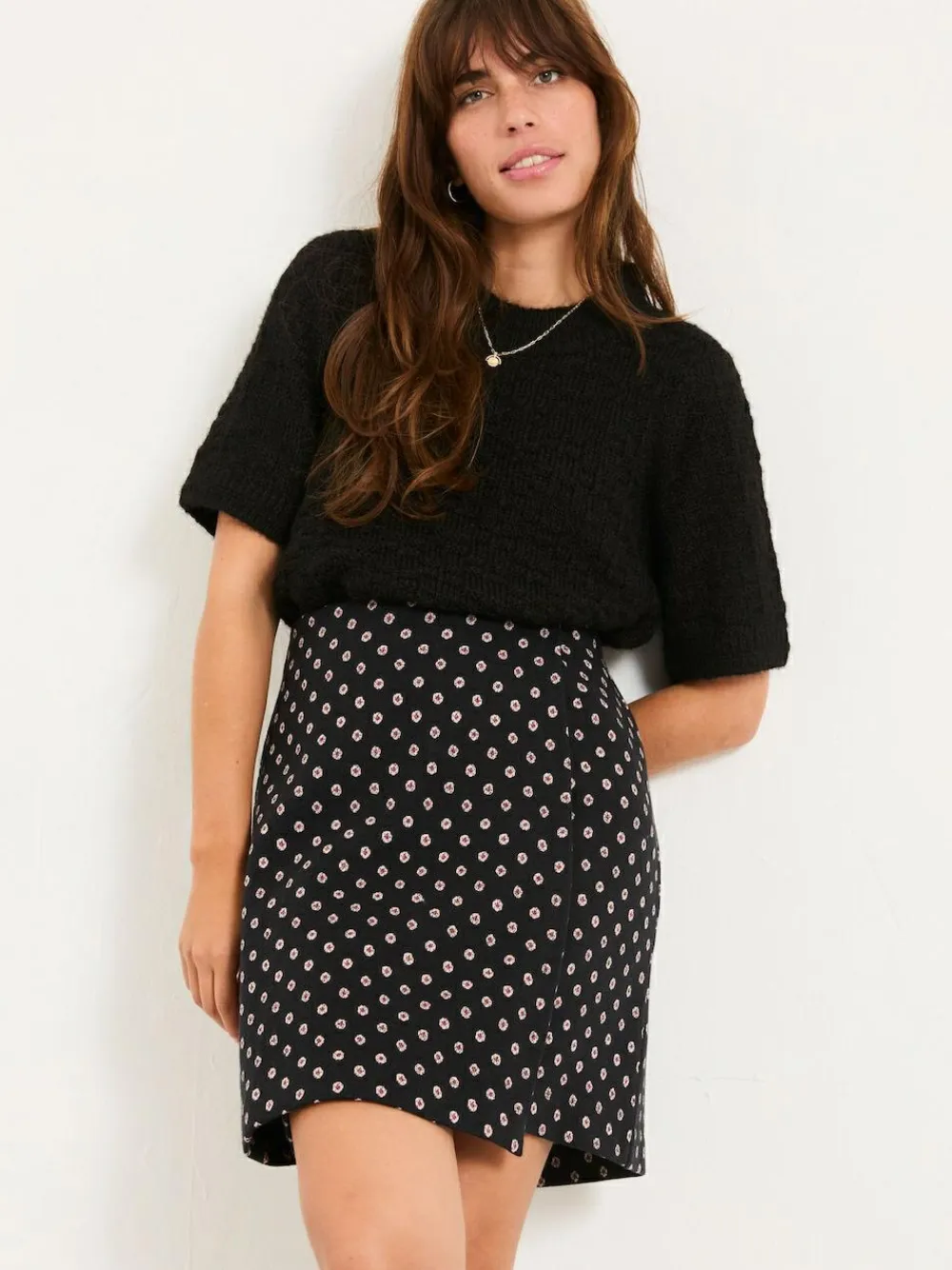 Fat Face FatFace Jackie Black Metallic Skirt^Women Skirts