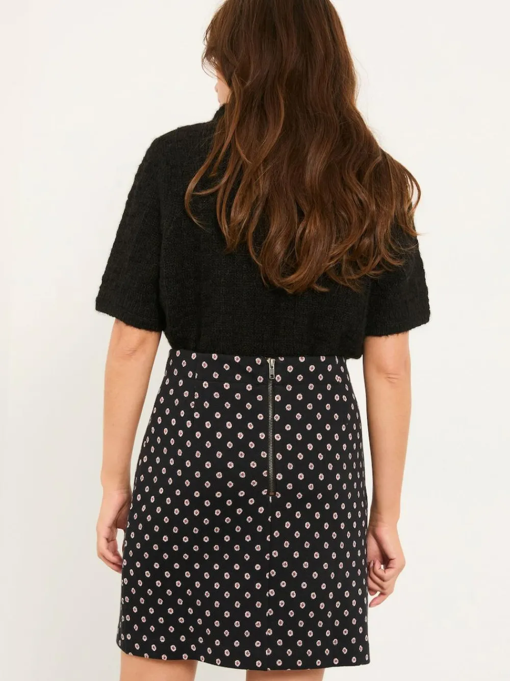 Fat Face FatFace Jackie Black Metallic Skirt^Women Skirts