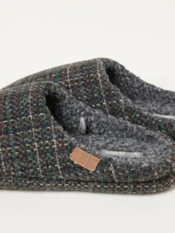 New Fat Face FatFace Jamieson Grey Slipper
