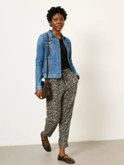 Clearance Fat Face FatFace Jenny Black Top