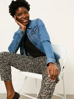 Clearance Fat Face FatFace Jenny Black Top