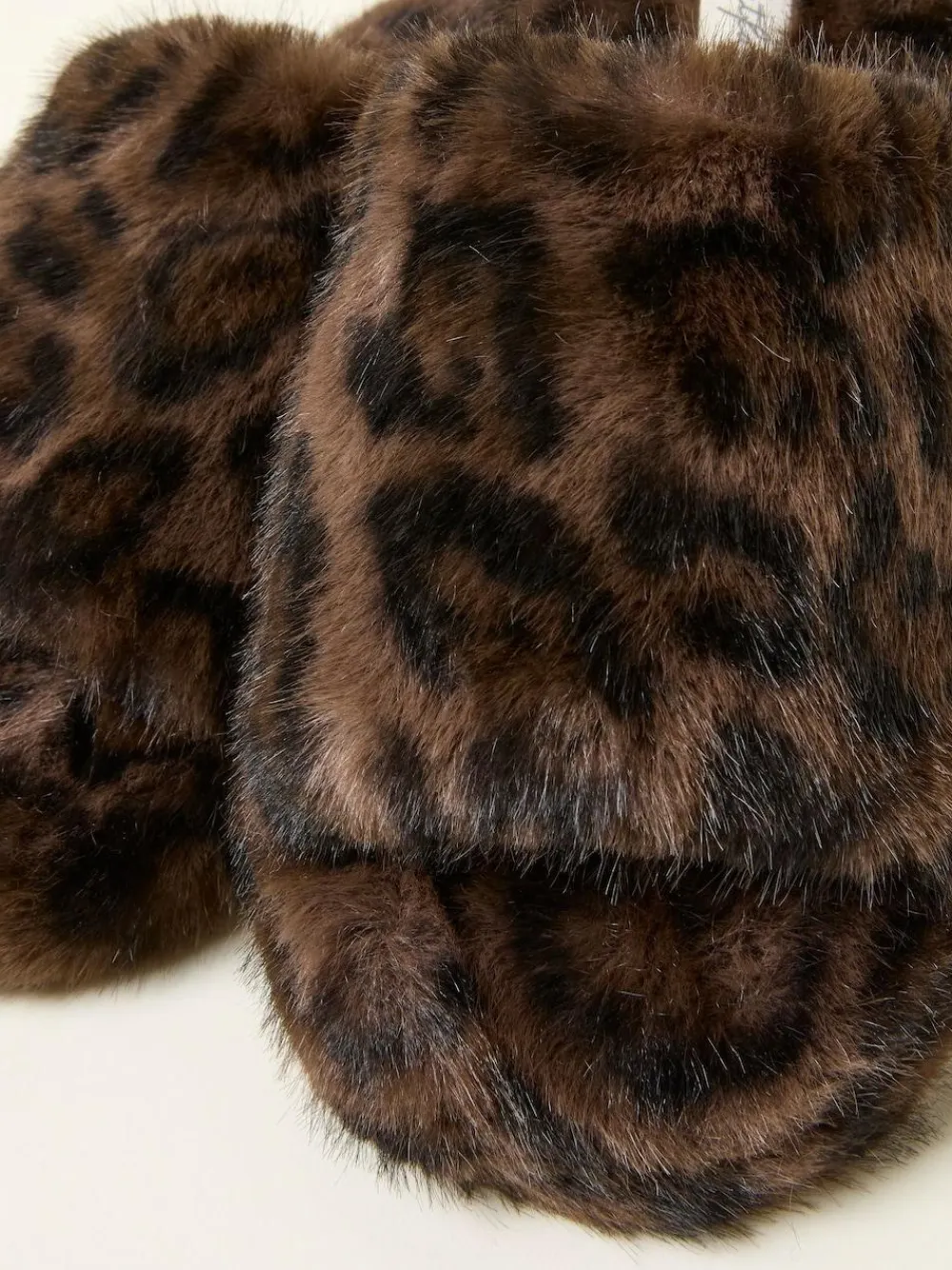 Fat Face FatFace Kat Black Leopard Slipper^Women Slippers