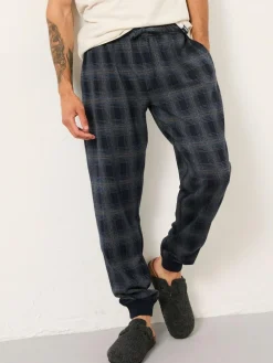 Fat Face FatFace Kemble Navy Check Cuffed Pyjama Bottoms^ Pyjamas