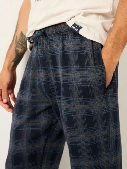 Fat Face FatFace Kemble Navy Check Cuffed Pyjama Bottoms^ Pyjamas