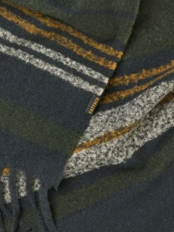 Fat Face FatFace Khaki Green Stripe Scarf^ Hats, Gloves & Scarves|Hats, Scarves & Gloves