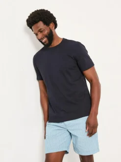 Fat Face FatFace Light Blue Seil Stripe Shorts Pyjama Set^ Pyjamas