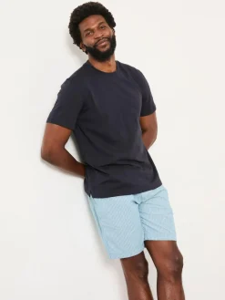 Fat Face FatFace Light Blue Seil Stripe Shorts Pyjama Set^ Pyjamas