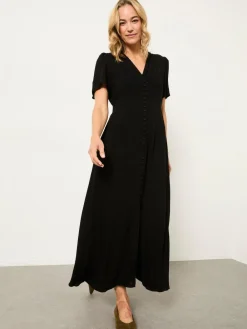 Hot Fat Face FatFace Livvy Midi Dress Black