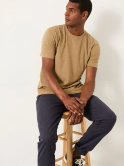 Sale Fat Face FatFace Lulworth Dark Natural Short Sleeve T-Shirt