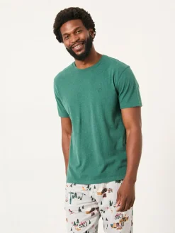 Fat Face FatFace Lulworth Mid Green Short Sleeve T-Shirt^ Loungewear