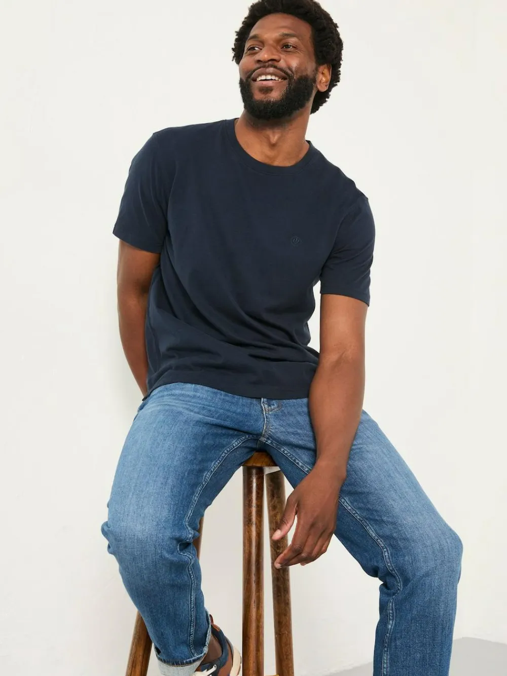 Fat Face FatFace Lulworth Navy Short Sleeve T-Shirt^ Loungewear