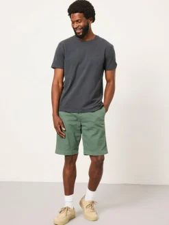 Outlet Fat Face FatFace Lulworth Washed Black Short Sleeve T-Shirt