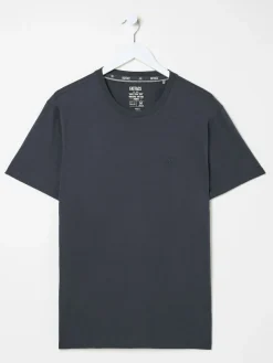 Outlet Fat Face FatFace Lulworth Washed Black Short Sleeve T-Shirt